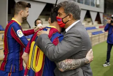 The President of Barcelona spoke about the Argentine footballer 