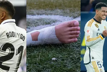 Carlo Ancelotti's team are beating Villarreal 2-0 at the Santiago Bernabeu stadium.