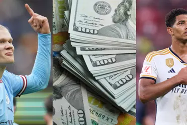 Erling and Jude are at the top of the list.