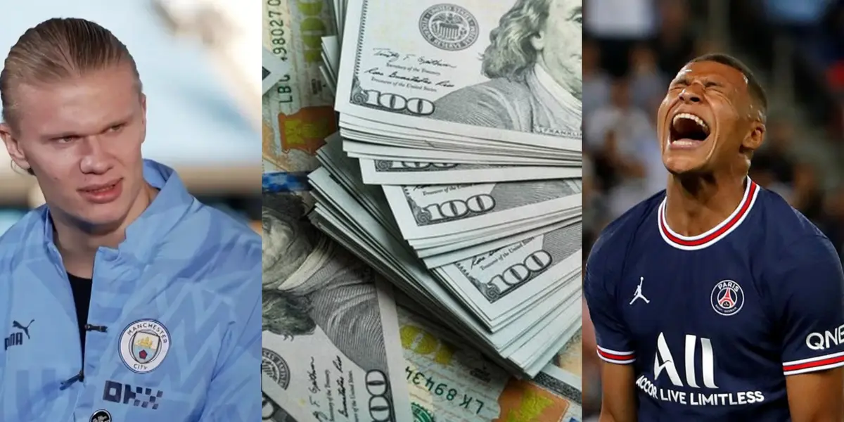 Erling and Kylian are in the list.