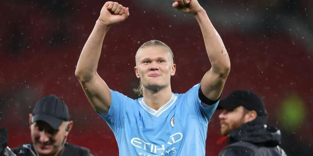 Erling Haaland had an outstanding performance against Manchester United