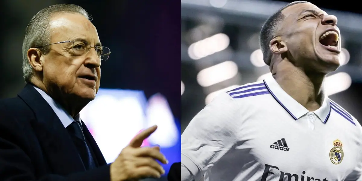 Florentino Perez was the protagonist of a curious situation.