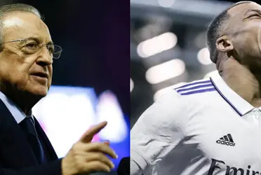 Florentino Perez was the protagonist of a curious situation.