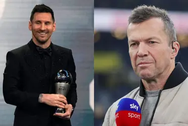 He thinks Messi shouldn't have won.