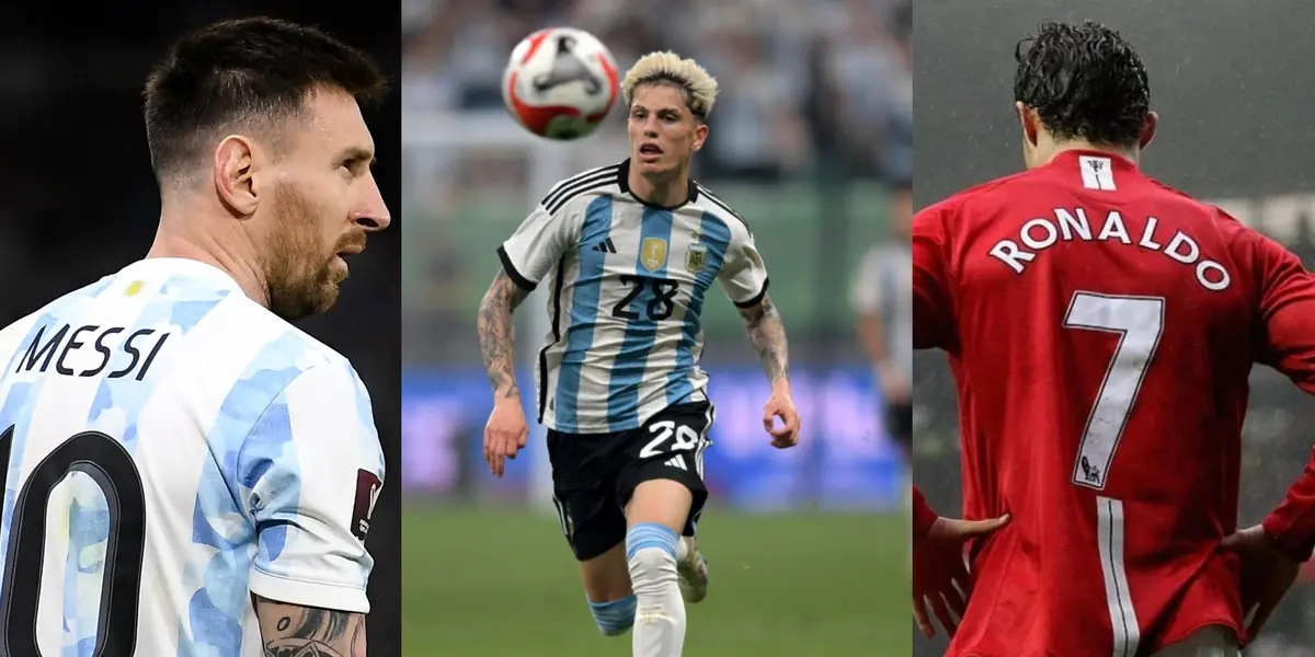 In the national team he is a teammate of Lionel Messi, CR7's rival.