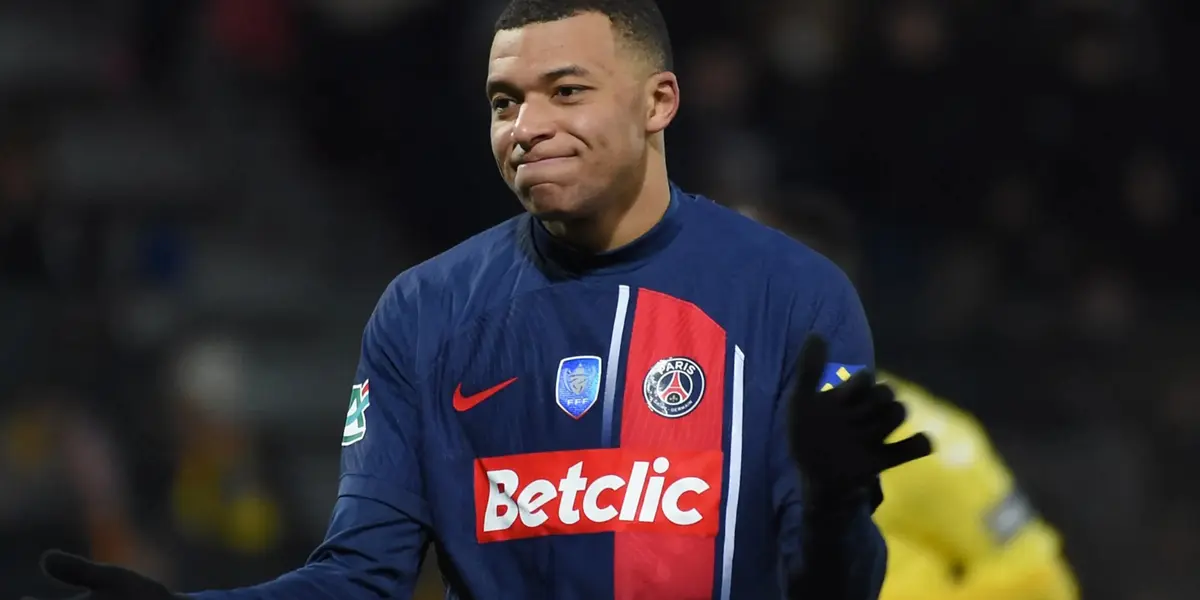 Kylian is not happy.