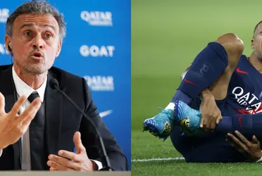 Kylian suffered a heavy blow against Olympique Marseille and had to be replaced.