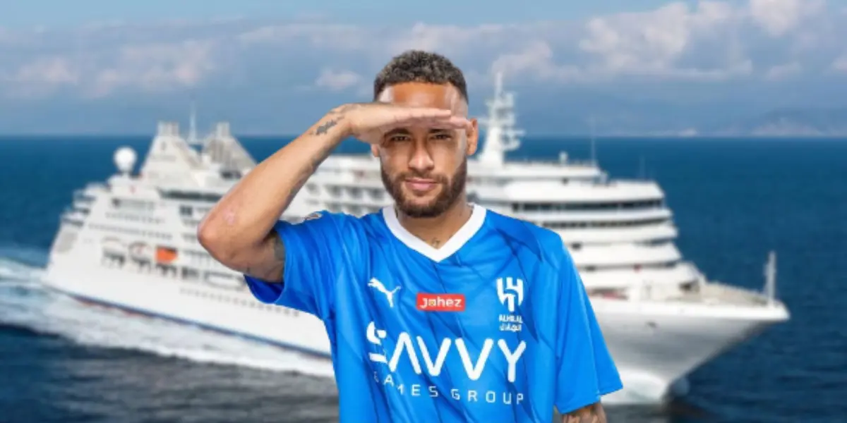 Neymar is injured, but he doesn't seem to care