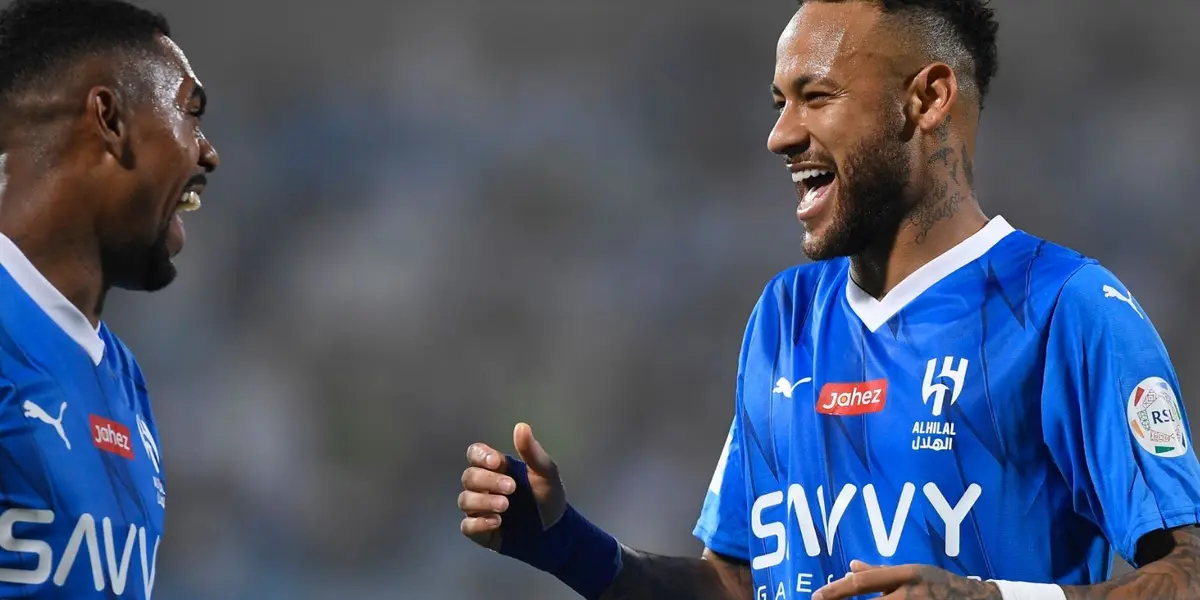 Neymar scored and he couldn't be happier