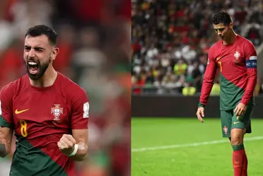 Roberto Martinez's team went into the break with a 1-0 lead in Lisbon.