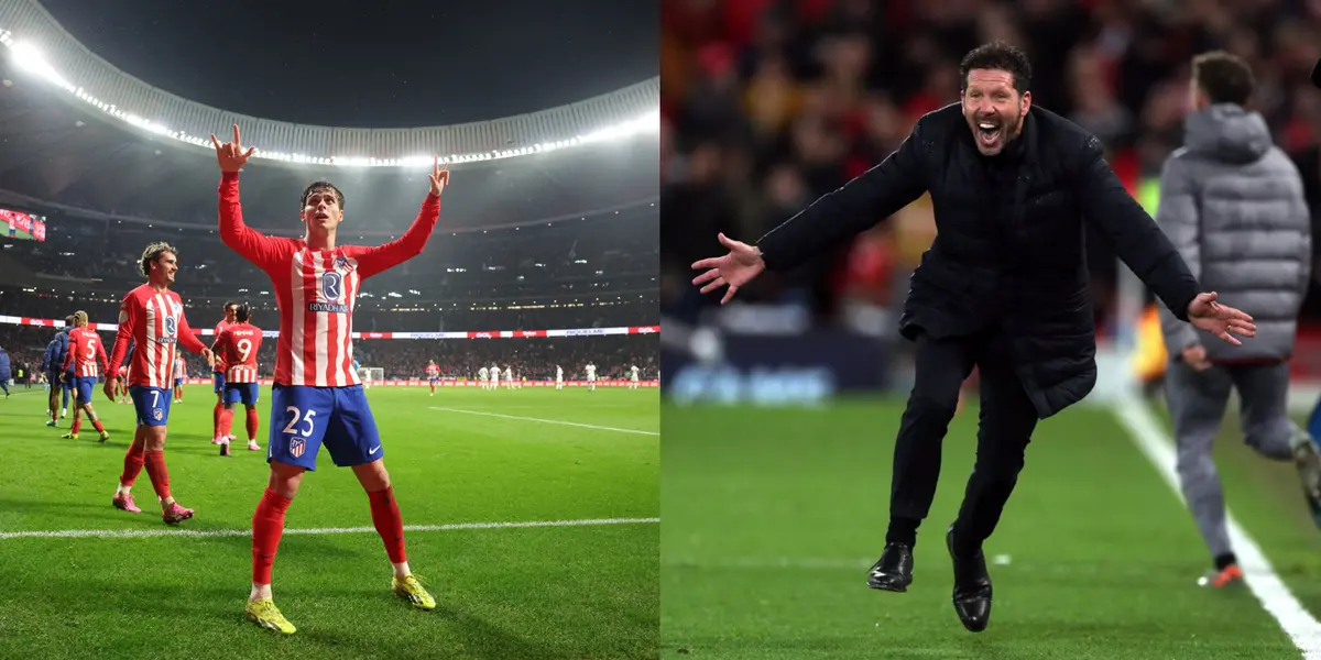 Simeone was very happy.