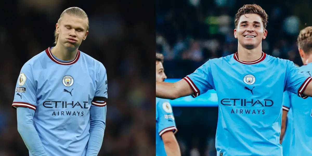 The Argentine striker scored twice in the Citizens' 3-1 win.