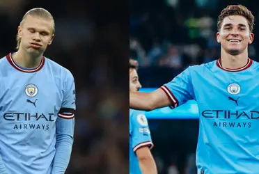 The Argentine striker scored twice in the Citizens' 3-1 win.