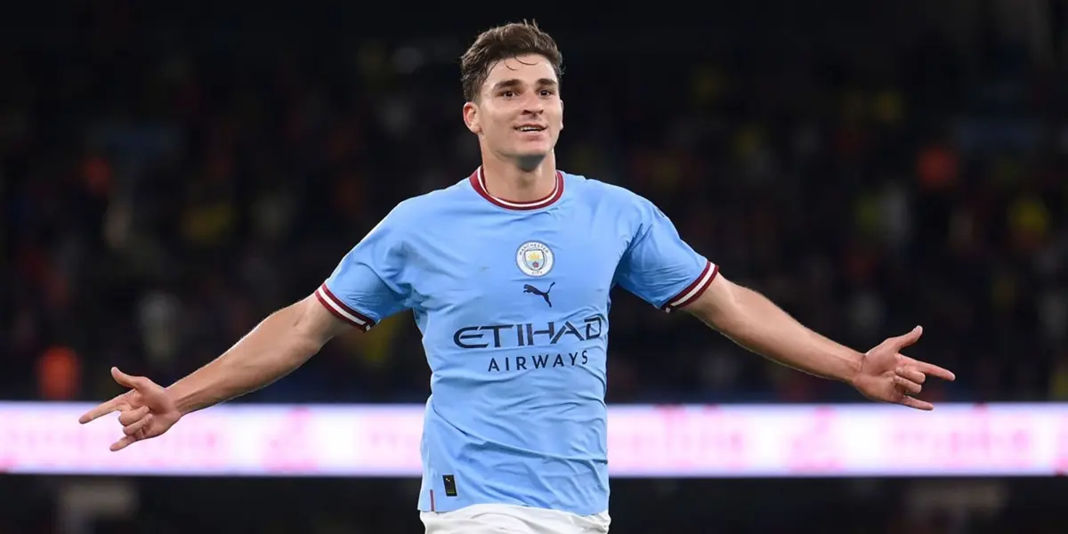 The Argentine striker was key in the 3-1 win against RB Leipzig.