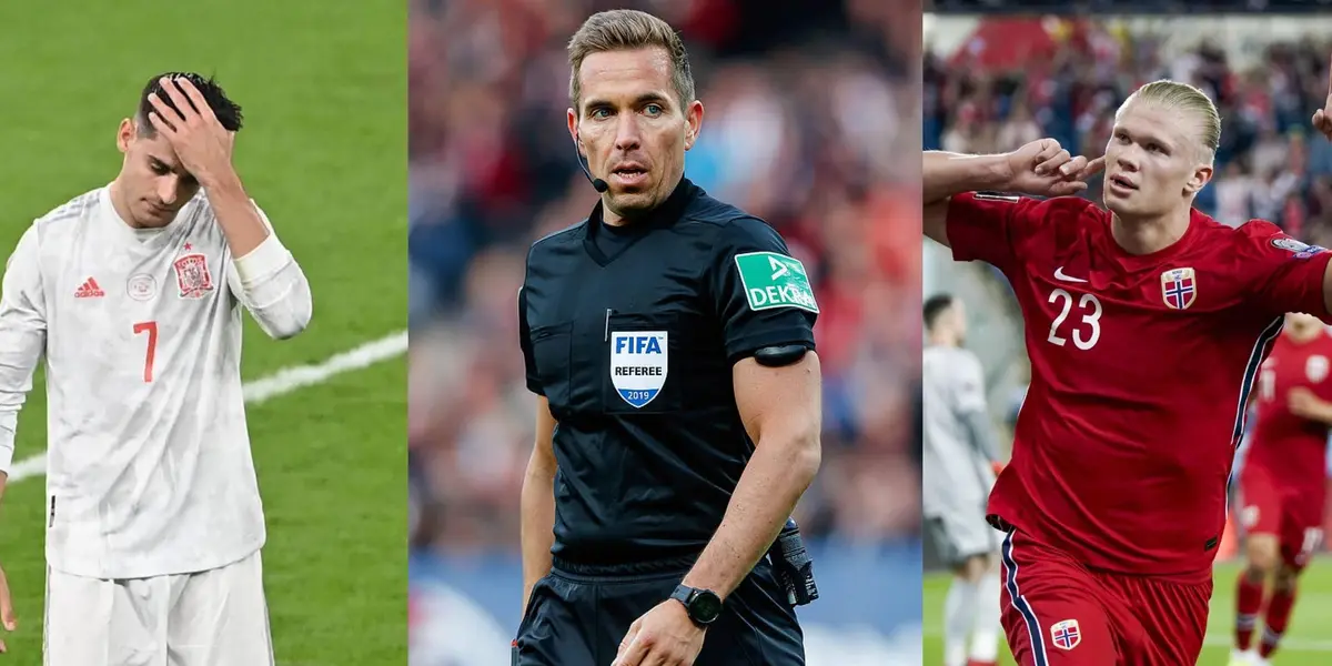 The Atlético Madrid striker scored the opener, but something unexpected happened.