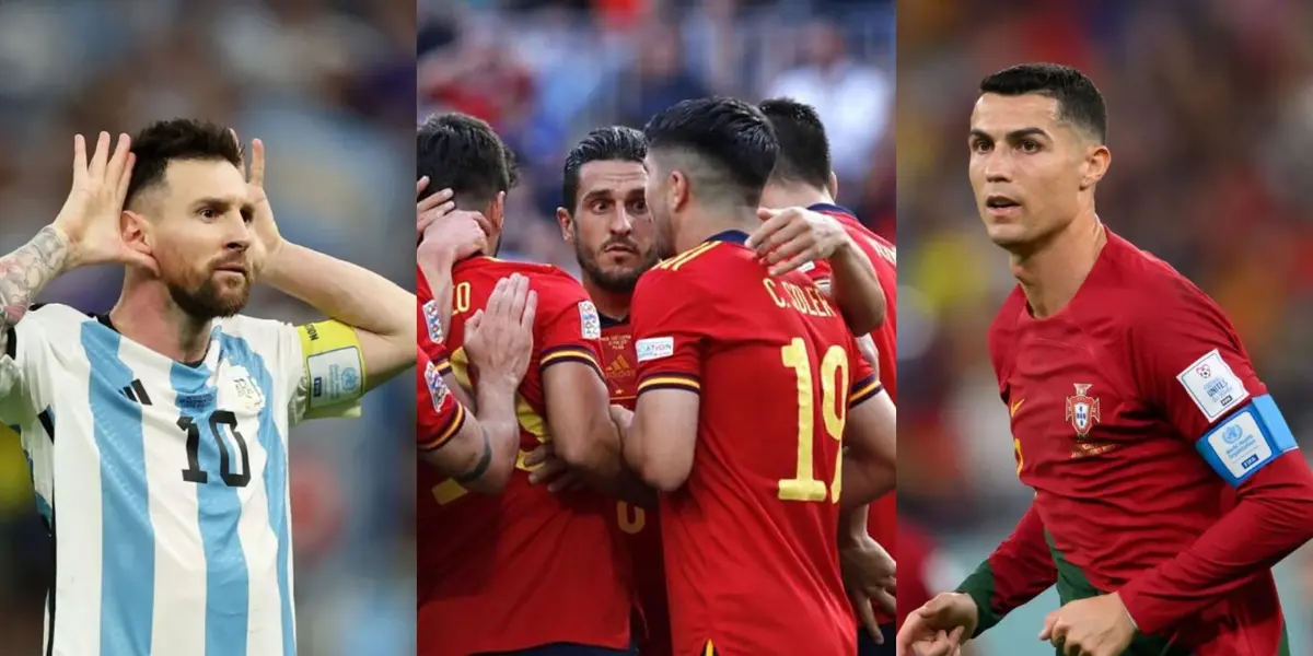 The Atlético Madrid striker shines with the Spanish National Team.