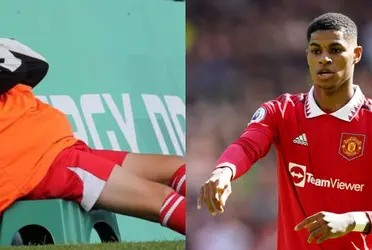 The English striker could not keep his cool and did something unexpected.