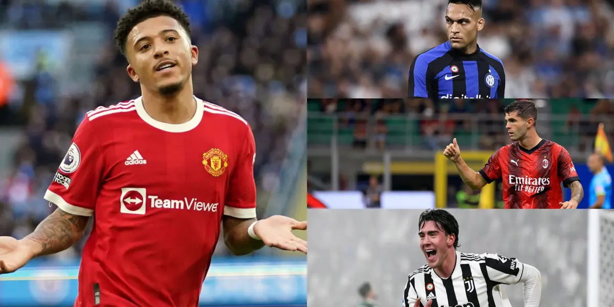 The English winger was excluded from the squad after a quarrel with Ten Hag.