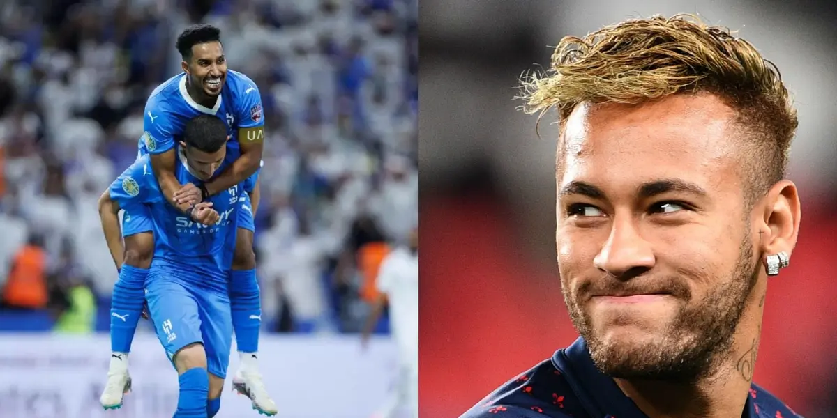 The forward had to fly to Brazil and was not in the victory against Al-Okhdood Club.