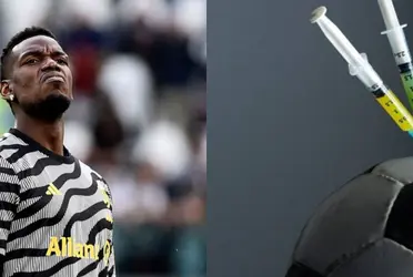 The French midfielder could face a long suspension for this.