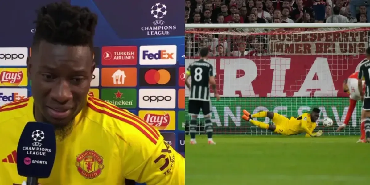 The goalkeeper gave an interview after the match against Bayern Munich.