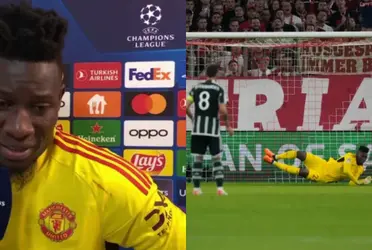 The goalkeeper gave an interview after the match against Bayern Munich.