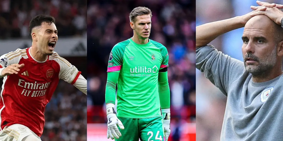 The Gunners scored the opener through Gabriel Martinelli, but it was Kaminski's fault.