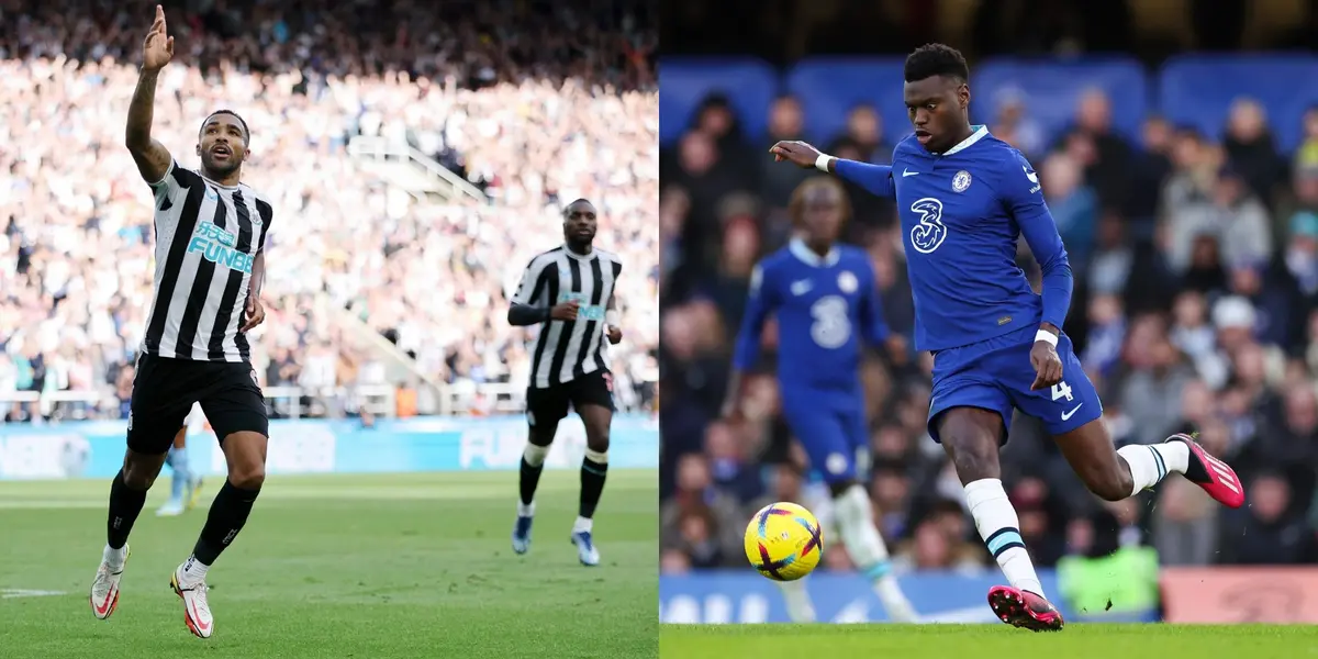 The Magpies are winning 1-0 at Stamford Bridge in the quarterfinals of the Carabao Cup.