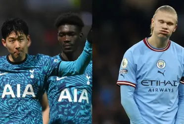 The Norwegian striker had the chance to score a goal, but something unexpected happened.