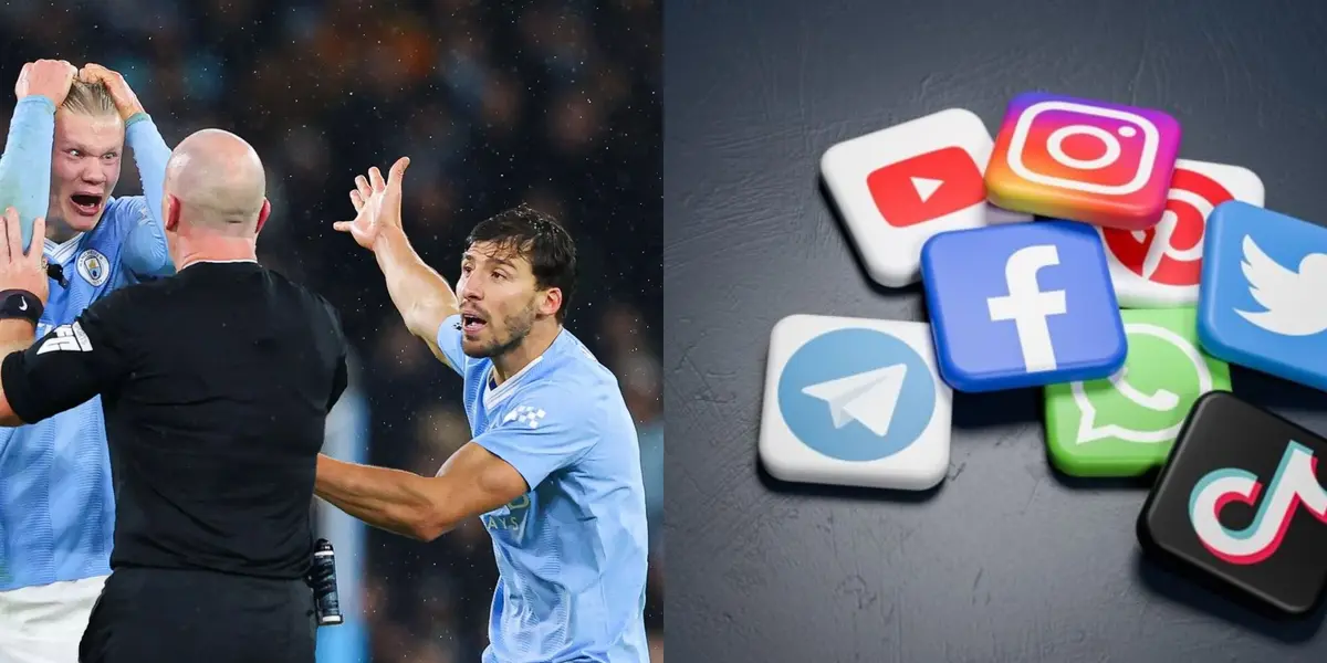 The Norwegian striker was furious with referee Simon Hooper.