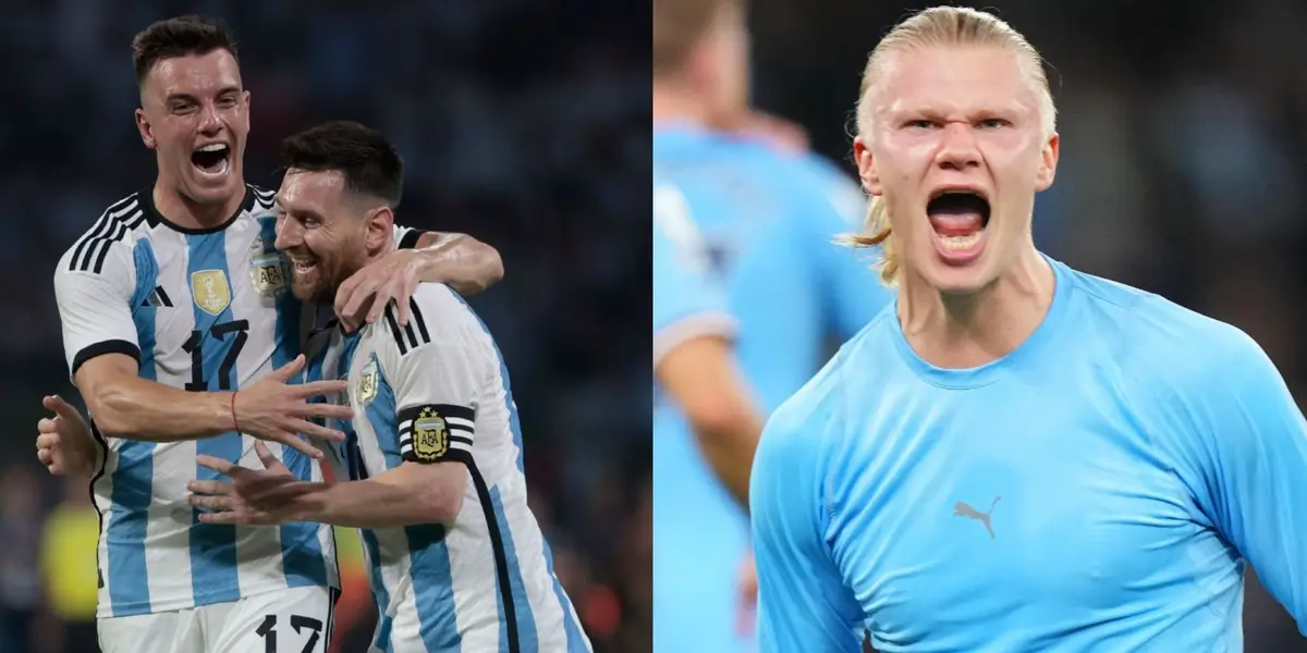 The Norwegian striker was furious with this Argentine midfielder.