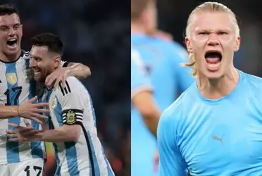 The Norwegian striker was furious with this Argentine midfielder.