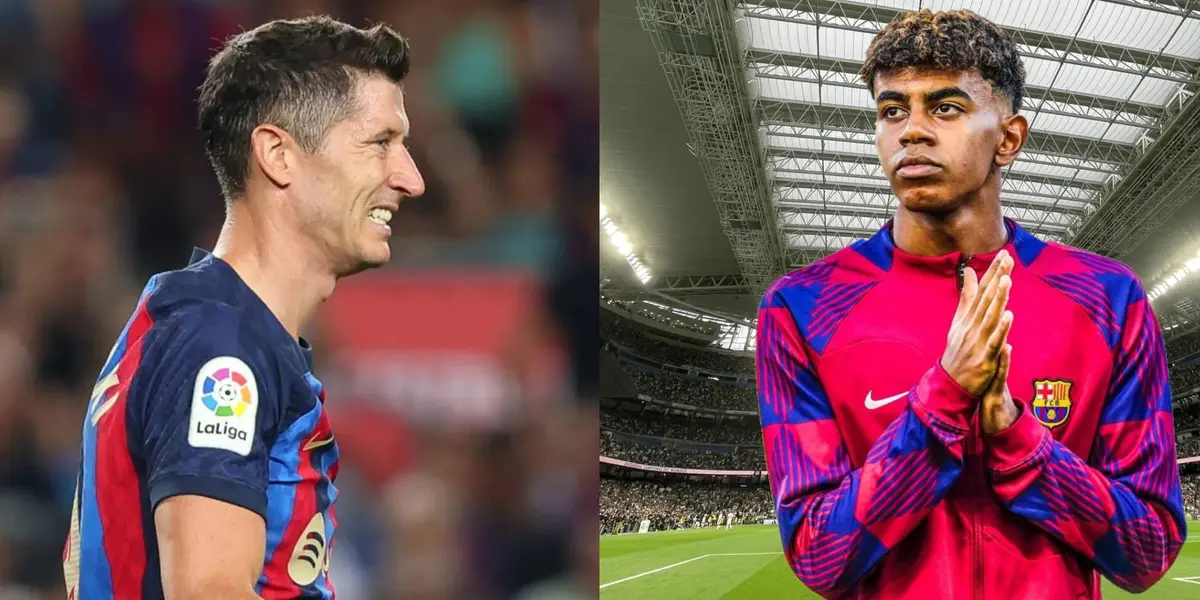 The Polish striker had a reaction with his teammate that some found unacceptable.