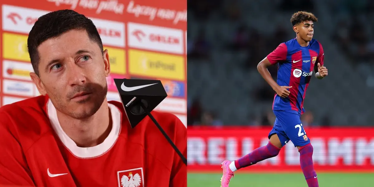 The Polish striker was criticized for something that happened over the weekend.