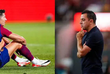 The Polish striker will be out of the field for several matches.