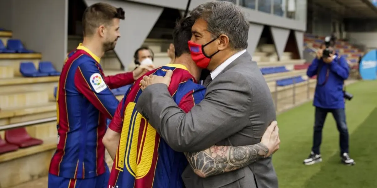 The President of Barcelona spoke about the Argentine footballer