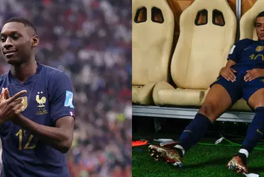 The PSG striker was not part of the starting lineup by coach's decision.