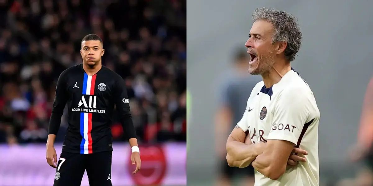 The Spanish coach made a decision that did not please Kylian.