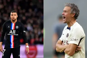 The Spanish coach made a decision that did not please Kylian.