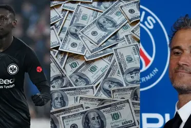 The striker wants to go to France, but Eintracht Frankfurt will not let him go easily.