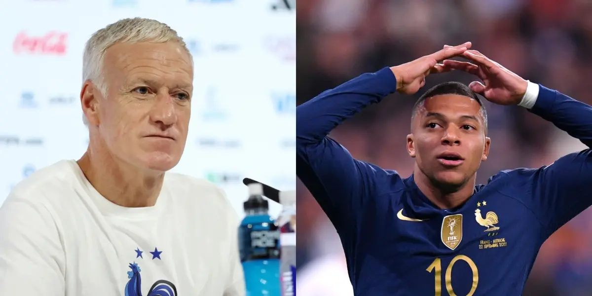 The striker was targeted for his performances and Deschamps gave his opinion about him.