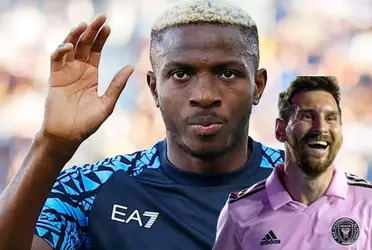 Victor Osimhen could leave Napoli during the January transfer market