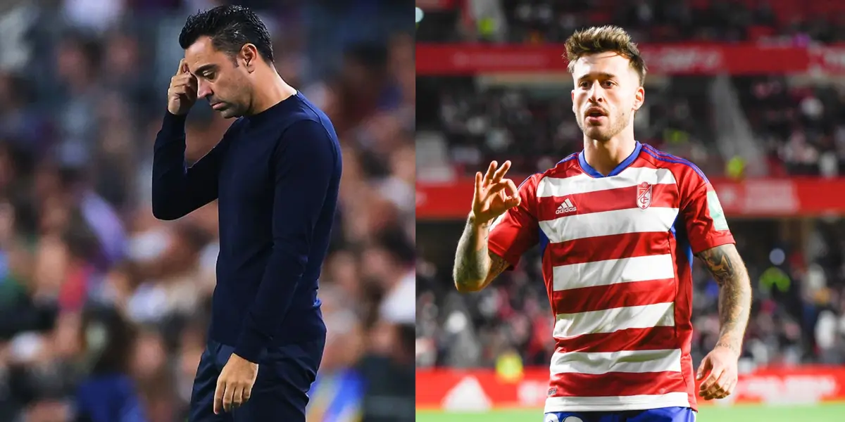 Xavi can't believe it.